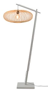 GOOD&MOJO Vloerlamp 'Cango' Bamboe, 176cm, kleur Wit/Naturel