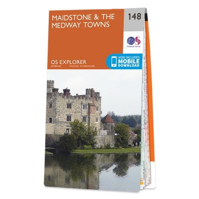 Wandelkaart - Topografische kaart 148 OS Explorer Map Maidstone, Medway Towns | Ordnance Survey