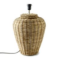 Rivièra Maison Tafellamp 'Grand Lobby' Rotan, 39cm (excl. kap)