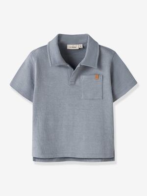 Polo jongen LIL'ATELIER MINI lichtblauw