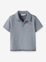 Polo jongen LIL'ATELIER MINI lichtblauw
