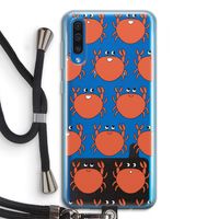 Krab: Samsung Galaxy A50 Transparant Hoesje met koord