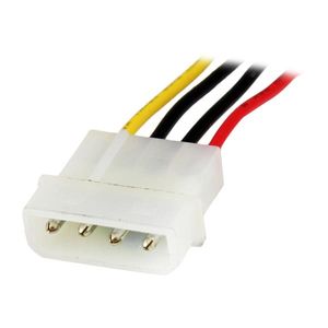 StarTech.com 30 cm Molex LP4-voedingsverlengkabel M/F