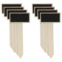 Cepewa Plantenstekers - 8x stuks - plantenlabels krijtbordjes - 21 cm Cepewa Plantenstekers - 8x stuks - plantenlabels krijtbordjes - 21 cm