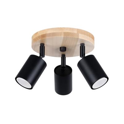 Plafondlamp VERDO 3P zwart