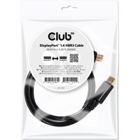 Club 3D DisplayPort 1.4 - DisplayPort 1.4 male-male kabel 1 meter, CAC-2067