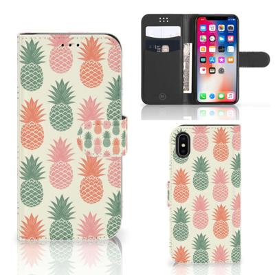 Apple iPhone X | Xs | Book Cover | Ananas