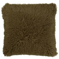 Dutch Decor Fluffy kussenhoes 45x45 cm - Military Olive