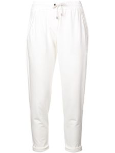 Brunello Cucinelli pantalon à coupe droite - Blanc
