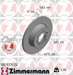 Remschijf Coat Z 100337120