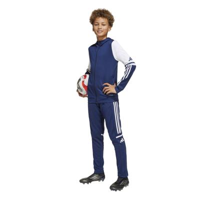 adidas Squadra 25 Hooded Trainingspak Full-Zip Kids Donkerblauw Wit