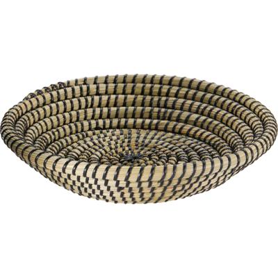 Fruitschaal Rattan - gevlochten riet - D30 x H8 cm - naturel - rond - mand