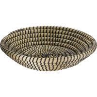Fruitschaal Rattan - gevlochten riet - D30 x H8 cm - naturel - rond - mand