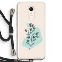 Violets are blue: Xiaomi Redmi 5 Transparant Hoesje met koord
