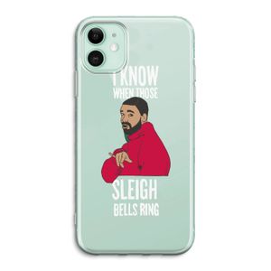 Sleigh Bells Ring: iPhone 11 Transparant Hoesje