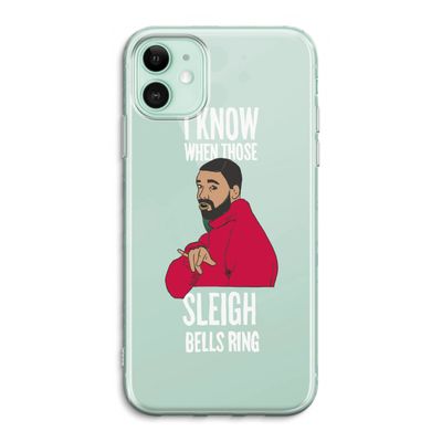 Sleigh Bells Ring: iPhone 11 Transparant Hoesje