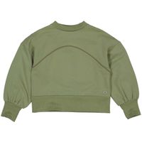 LEVV Meisjes sweater - Fanka - Olijf groen - thumbnail