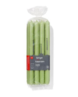 HEMA Lange Huishoudkaarsen Ø2.2x29 - 12 Stuks Mintgroen (mintgroen)