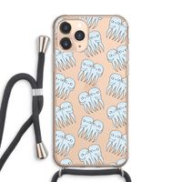 Octopussen: iPhone 11 Pro Max Transparant Hoesje met koord