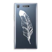 Pluim: Sony Xperia XZ1 Transparant Hoesje