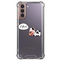 Samsung Galaxy S21 Plus Stevig | Bumper Hoesje | Cow