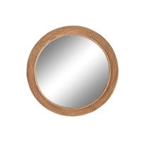 Wandspiegel Home ESPRIT Lichtbruin Natuurlijk Stads 72 x 7 x 72 cm
