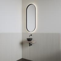 Fonteinset | BWS Leto | Planchet Taupe | Waskom Mat Zwart