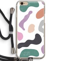Memphis Shapes: iPhone 6 / 6S Transparant Hoesje met koord