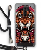 Tiger and Rattlesnakes: Xiaomi Redmi 9 Transparant Hoesje met koord