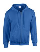 Gildan G18600 Heavy Blend™ Adult Full Zip Hooded Sweatshirt - Royal - S - thumbnail