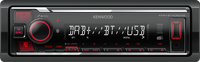 Kenwood Electronics KMM-BT408DAB autoradio Zwart 88 W Bluetooth - thumbnail