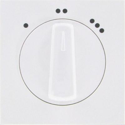 Enzo Kopp hk07 pure mat wit afdekplaat+knop 3-standen schakelaar - 4624080