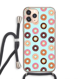 Donuts: iPhone 11 Pro Transparant Hoesje met koord