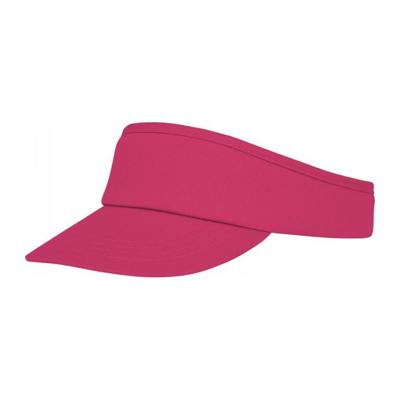 Bullet Sunvisor Zonneklep - volwassenen - roze - katoen - verstelbaar - dames/heren