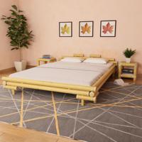 Bedframe bamboe 160x200 cm SKU: V247291