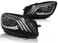 Tuning-Tec Koplampen ZWART MERCEDES W222 13-17 - thumbnail