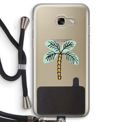 Palmboom: Samsung Galaxy A5 (2017) Transparant Hoesje met koord