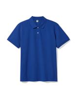 HEMA Herenpolo Denton piqué felblauw (felblauw)