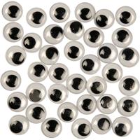 Creativ Company Wiebelogen, niet zelfklevend, d 12 mm, 1000 stuk/ 1 doos