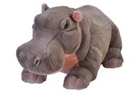 Pluche grote nijlpaard knuffel 76 cm   -