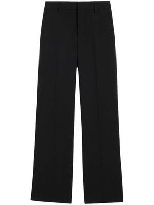 AMI Paris pantalon évasé en serge - Noir