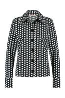 Lea block blouse jacket - black/off white - 06920