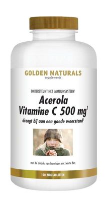 Golden Naturals Acerola Vitamine C 500 mg