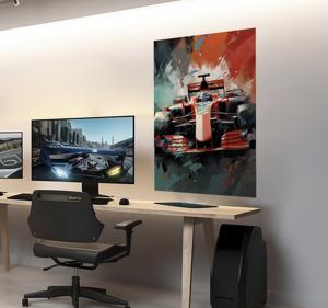 Race auto formule 1 poster