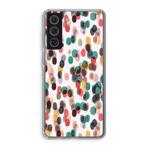 Tropical Dots: Samsung Galaxy S21 FE Transparant Hoesje