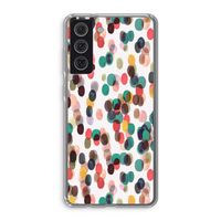 Tropical Dots: Samsung Galaxy S21 FE Transparant Hoesje