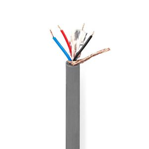 DMX-Kabel | 110 Ohm | 20 x 0.12 mm | 100.0 m | Rond | PVC | Donkergrijs | Rol