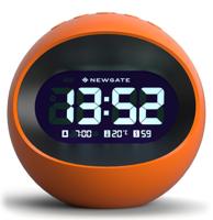 Newgate Centre Of The Earth LCD Alarm Klok - Oranje Newgate Centre Of The Earth LCD Alarm Klok - Oranje