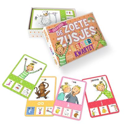 De Zoete Zusjes letterkwartet (Kaartspellen)
