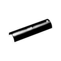 Aluminium verbindingsplaatje daktrim kraal 26 mm, Zwart RAL9005